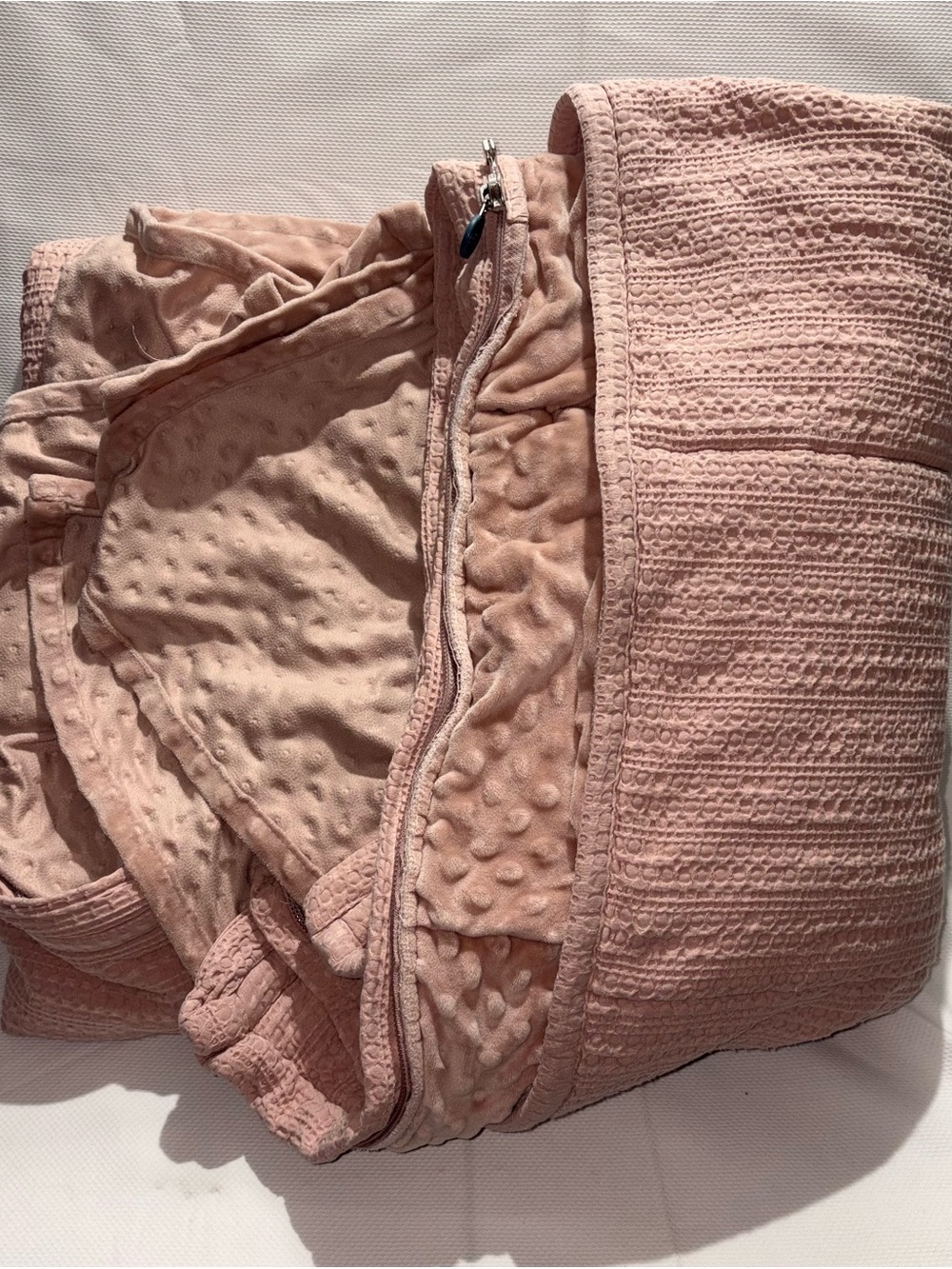 Beddy's Original Zipper Bedding — "Ella Pink" (Full Size)
